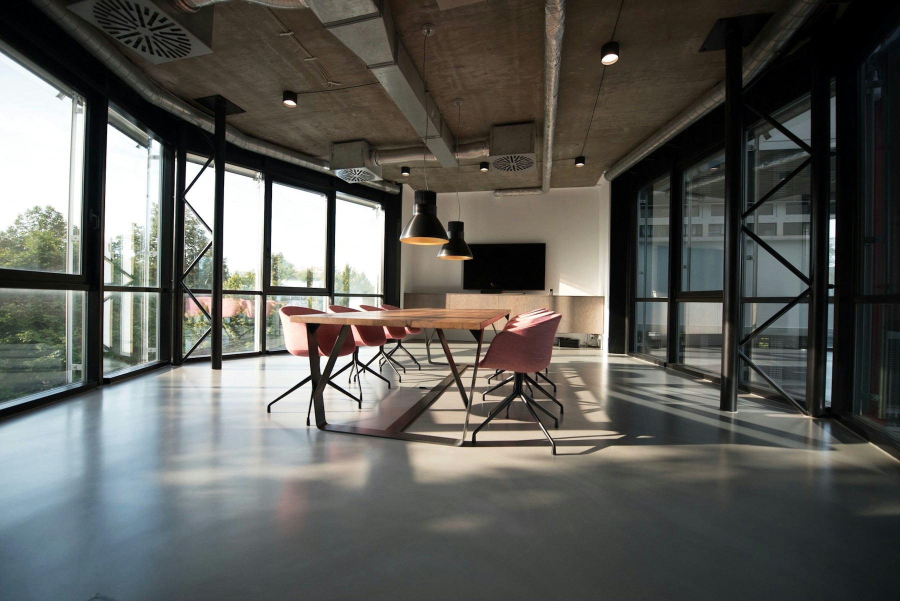 A collaborative meeting space for business planning